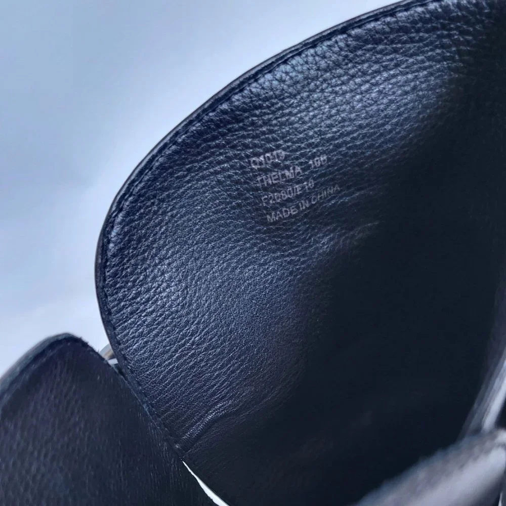 Coach Thelma Stiletto Black Mid-Calf Leather Boot Sz 10 - Picture 14 of 15